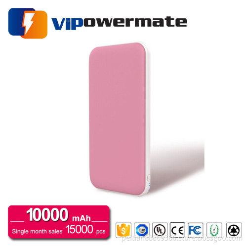 High quality universal portable mobile oem power bank 10000mah with ce fcc rohs certificate